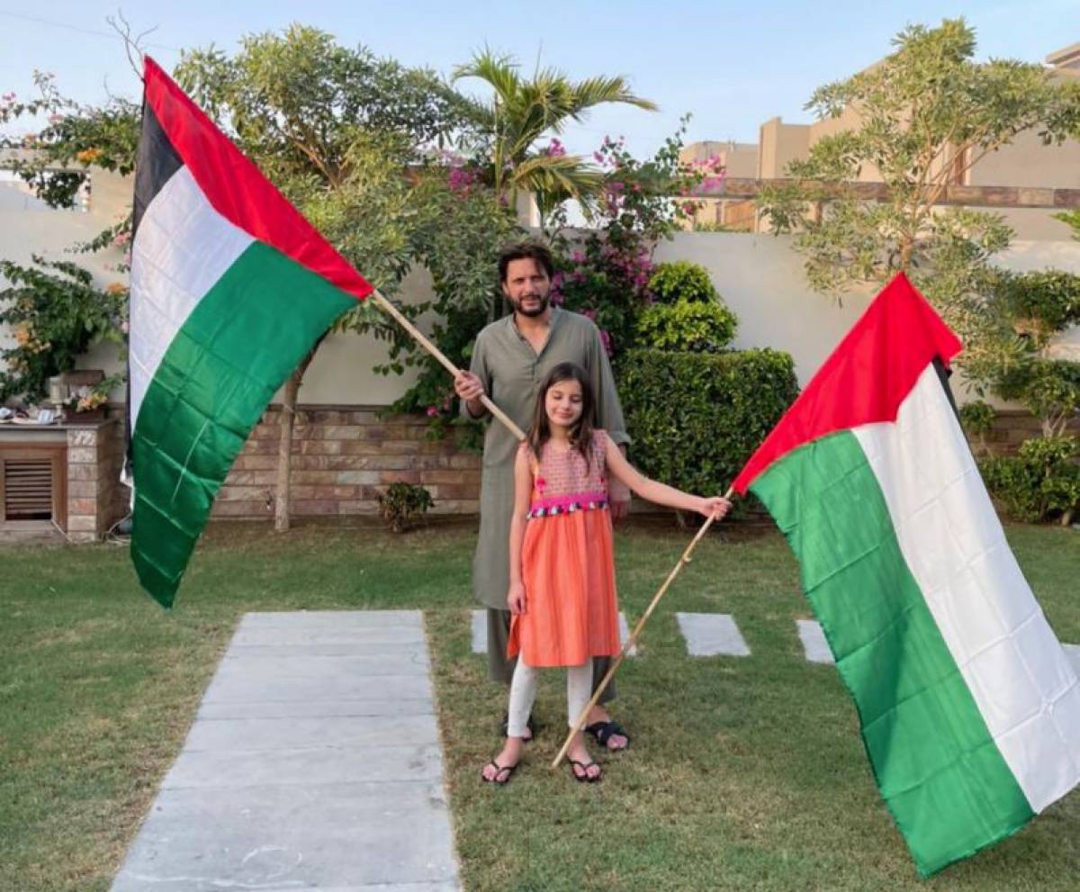 Shahid Afridi Shared Heartfelt Post for Palestinians-Social Pakora