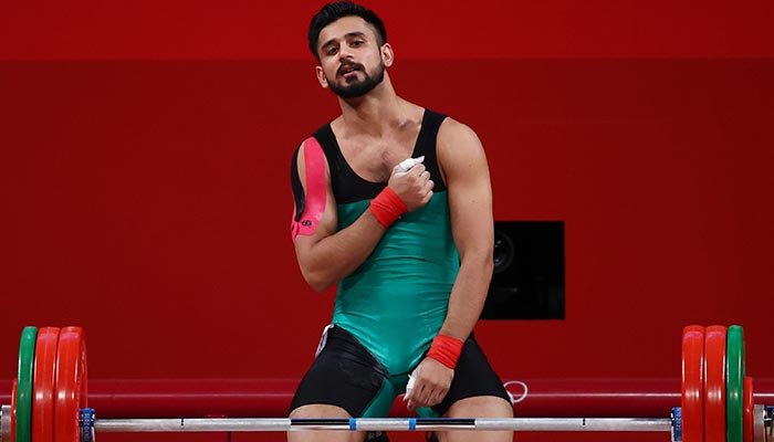 Pakistani weightlifter Talha Talib falls two kilograms too short of bronze in Tokyo