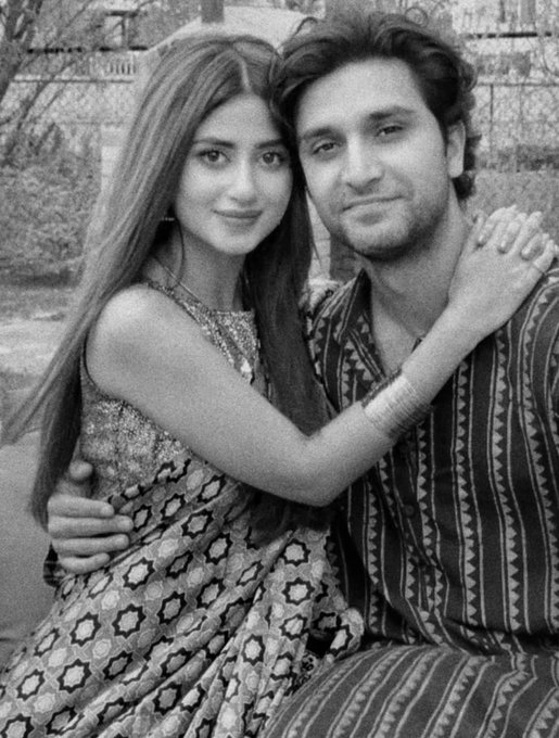 Ahad Raza Mir and his family refuse to comment on Sajal Aly's film Khel Khel Mein-Social Pakora