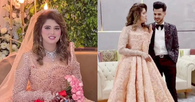 Kanwal Aftab’s Reception Outfit Is Definitely On Point; The Pictures Are Stunning
