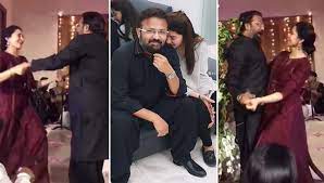 Shaista Lodhi and her husband Adnan Lodhi do some fantastic romantic dance moves.-Social Pakora