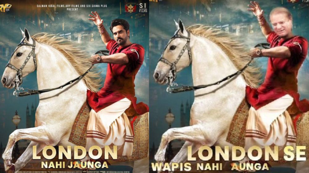 On Twitter, 'London Nahi Jaunga' posters spark a meme fest.-Social Pakora
