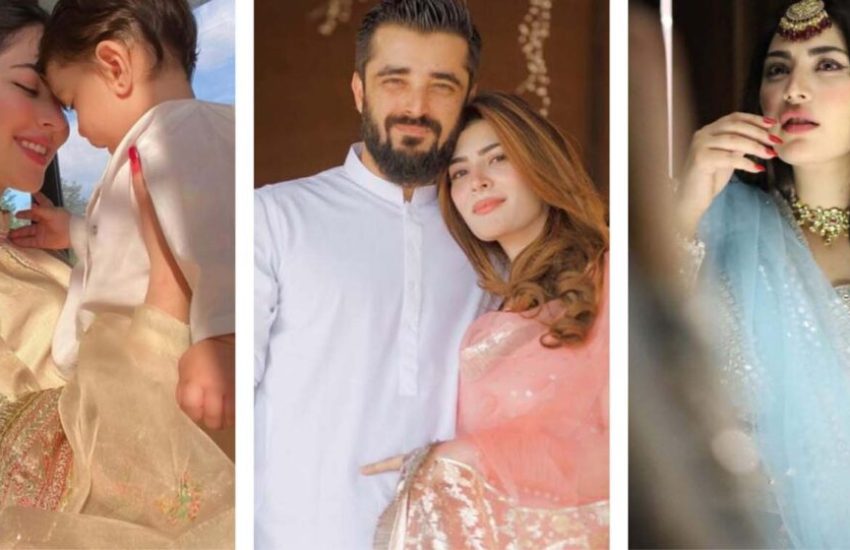 On his 38th birthday, Naimal Khawar sends her spouse Hamza Abbasi a loving greeting-Social Pakora