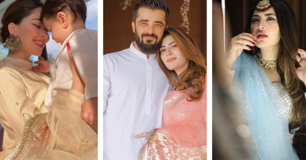 On his 38th birthday, Naimal Khawar sends her spouse Hamza Abbasi a loving greeting