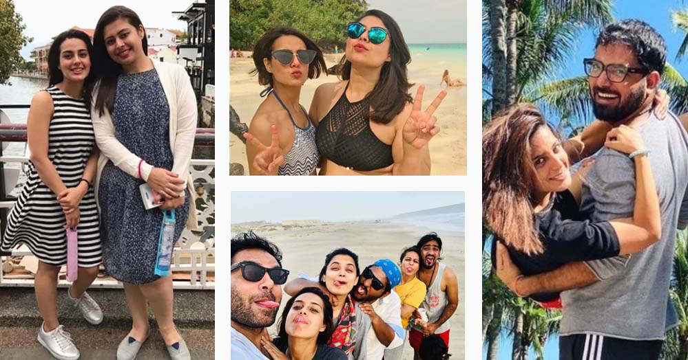 Iqra and Yasir were seen enjoying a good time with friends at the beach