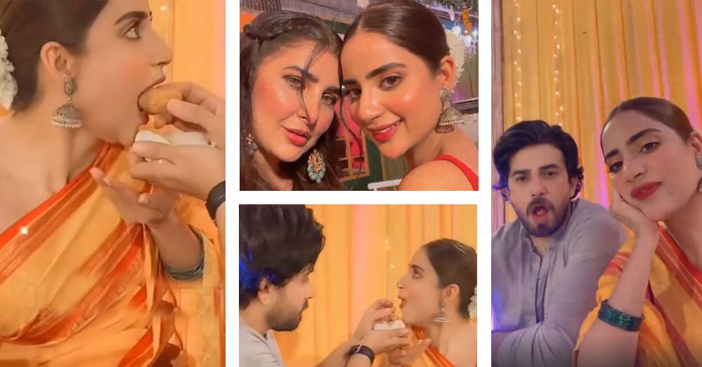 See the photos and have fun with "Gol Gappay," which Saboor Aly and Ali Ansari like trying-Social Pakora