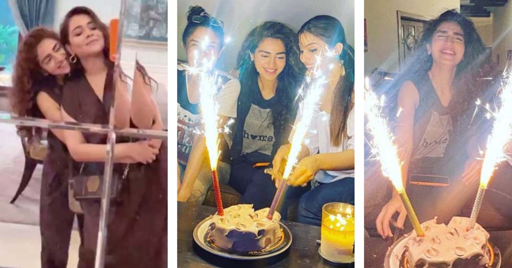 Hajra Yamin’s birthday was celebrated by Sonya Hussyn, Angeline Malik, Humaima Malik, and several more celebrities