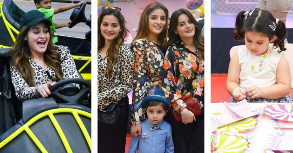 Aiman Khan gives regard of daughter Amal’s 3rd birthday; Minal Khan, Kinza Hashmi drop hearts