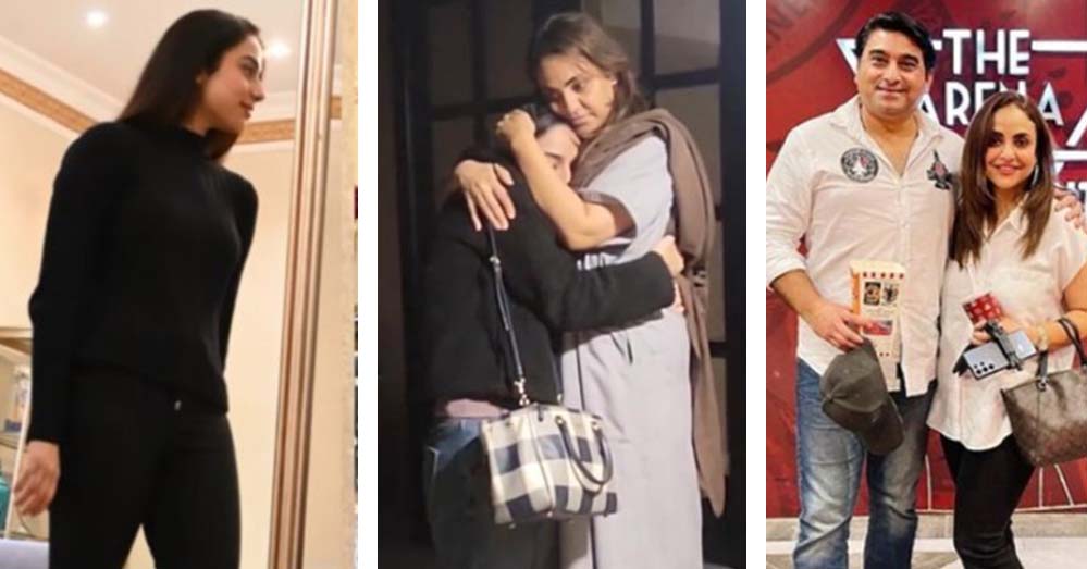 Nadia Khan’s emotional communication for her son Alyzeh while she was leaving for Canada!!-Social Pakora